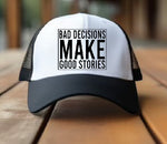 Good Stories Black & White Trucker Hat