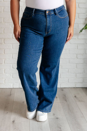 Hazel High Rise Vintage Wide Leg Jeans (Judy Blue)