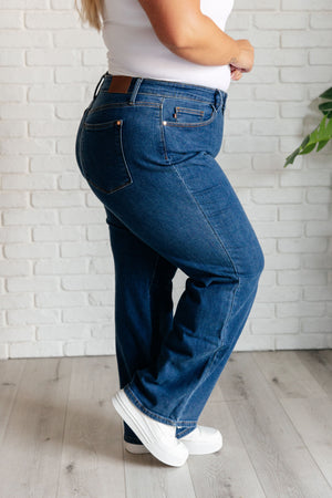 Hazel High Rise Vintage Wide Leg Jeans (Judy Blue)