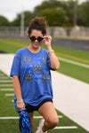 Blue And Black Bows Tee