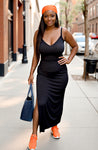 Bridgette Bodycon Ribbed Dress - Girl Code Couture