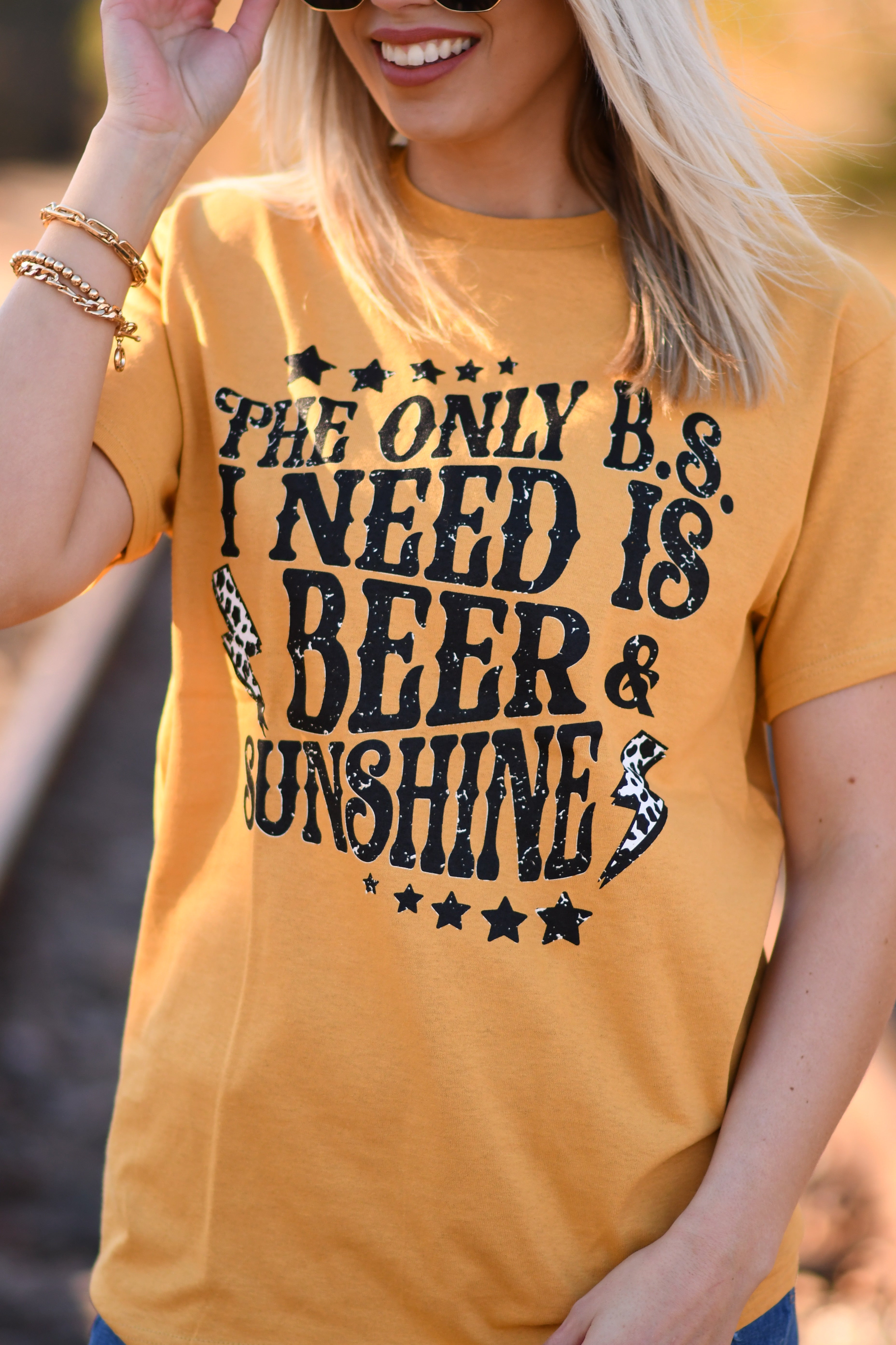 The Only B.S. I Need Is Beer and Sunshine Tee (Delta)