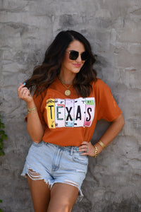 Texas License Plate Tee (Delta)