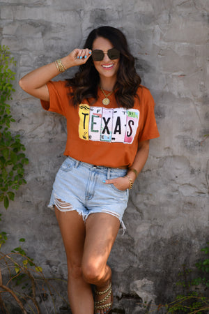 Texas License Plate Tee (Delta)