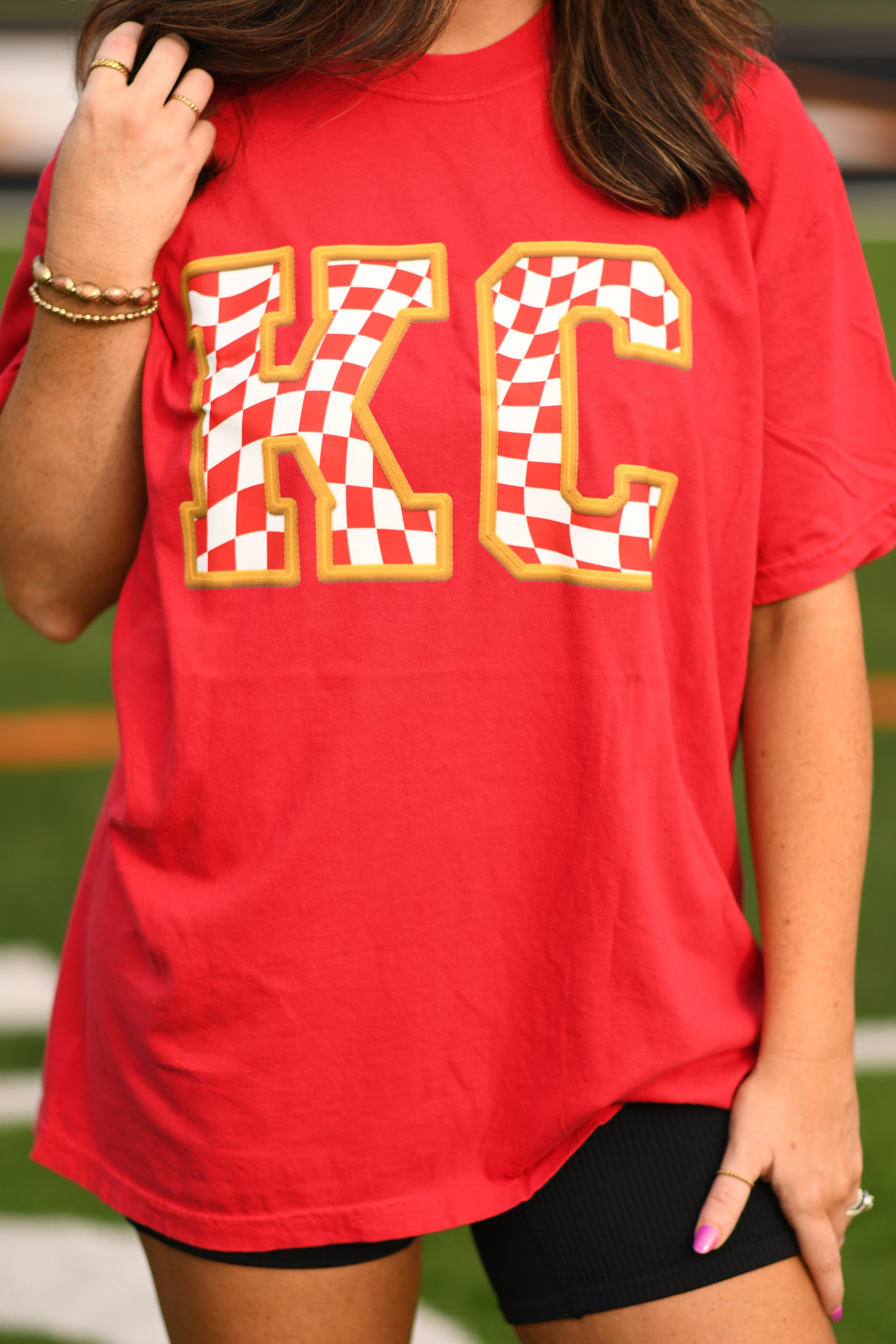 KC Checkered Tee