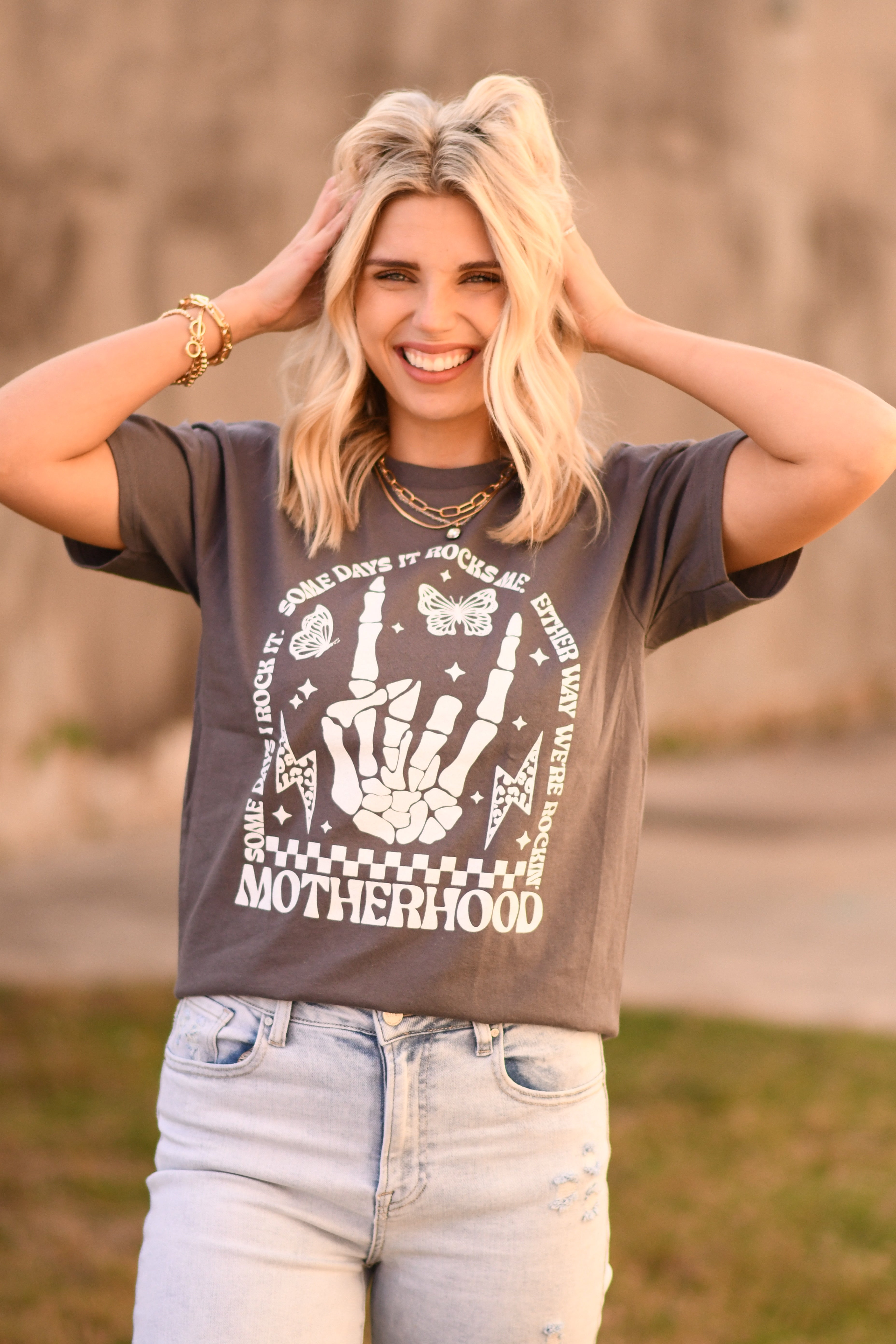 Motherhood - Either Way We’re Rockin’ Tee (Delta)