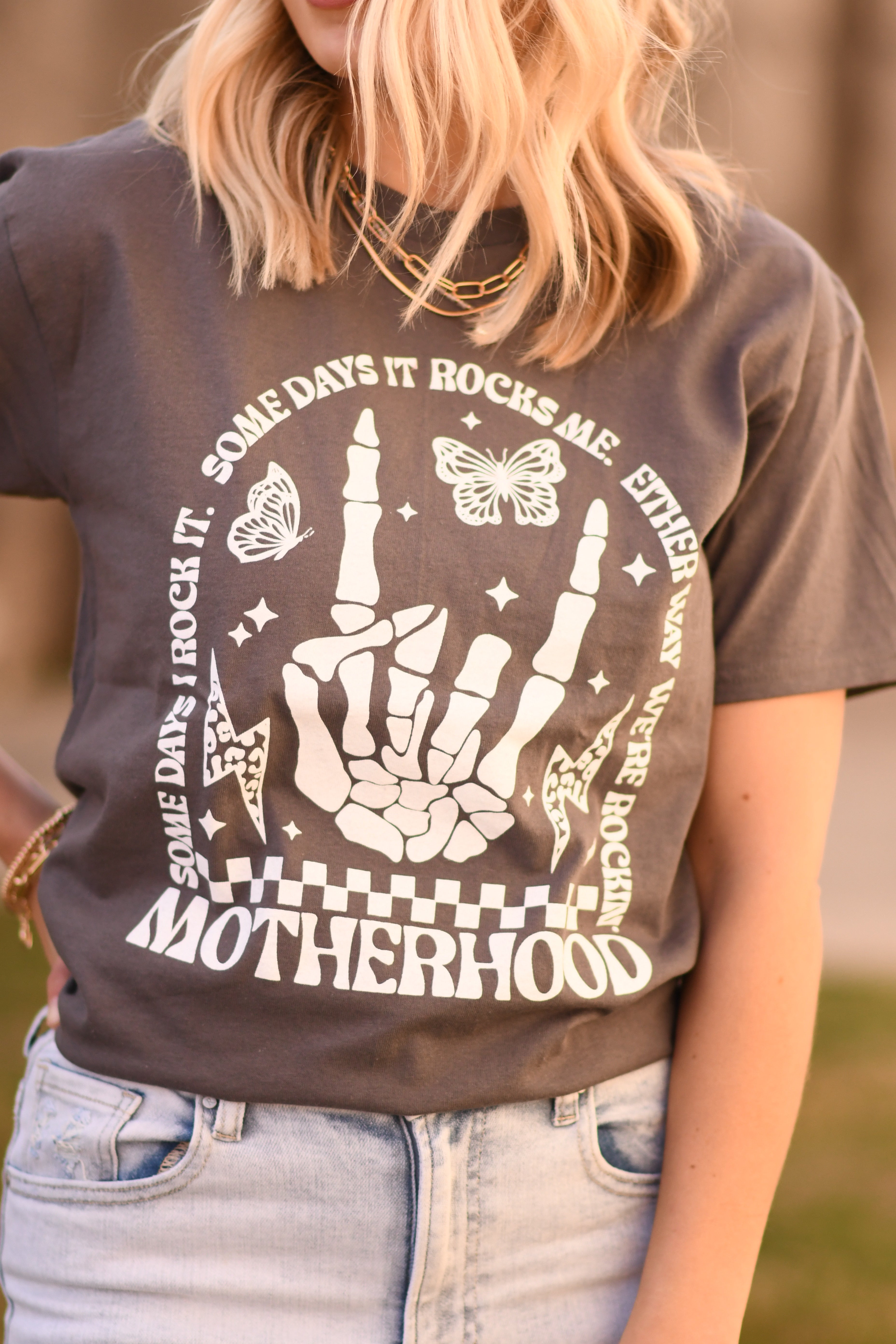 Motherhood - Either Way We’re Rockin’ Tee (Delta)