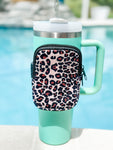 "The Billie" Cup Bag Leopard