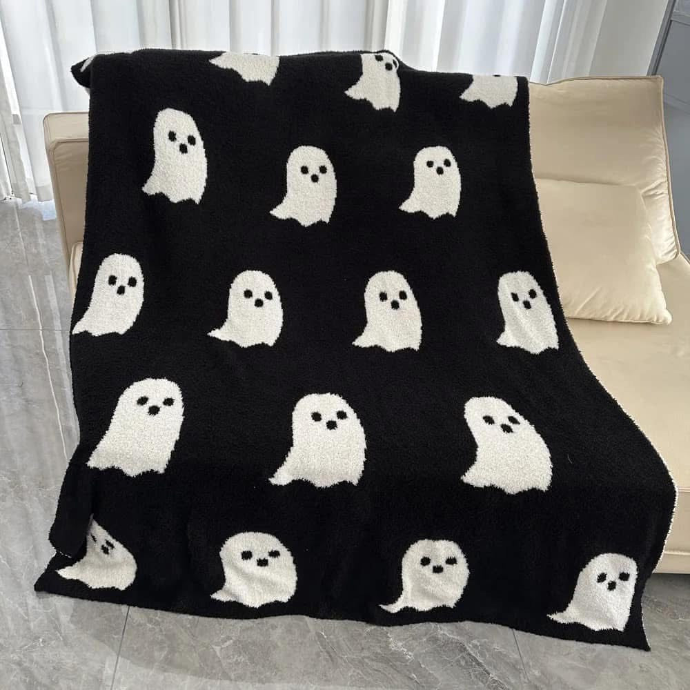 Black Ghost Cloud Blanket