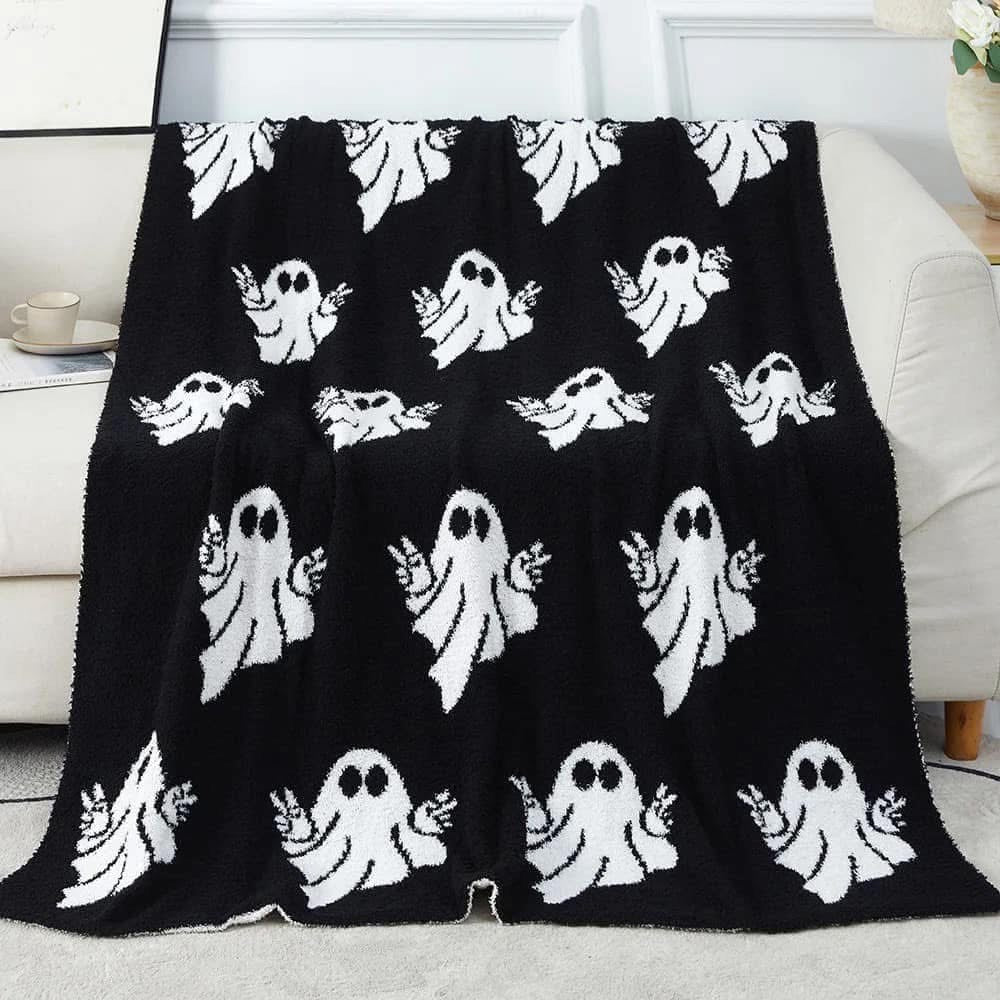 Black Ghost Cloud Blanket