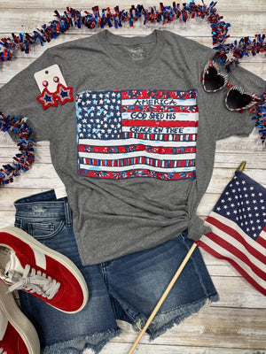 Callie's American Flag Tee