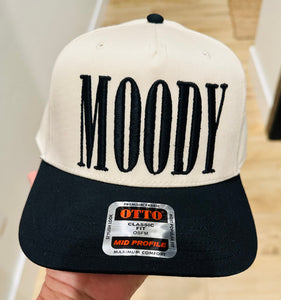 MOODY PUFF EMBROIDERY TRUCKER HAT