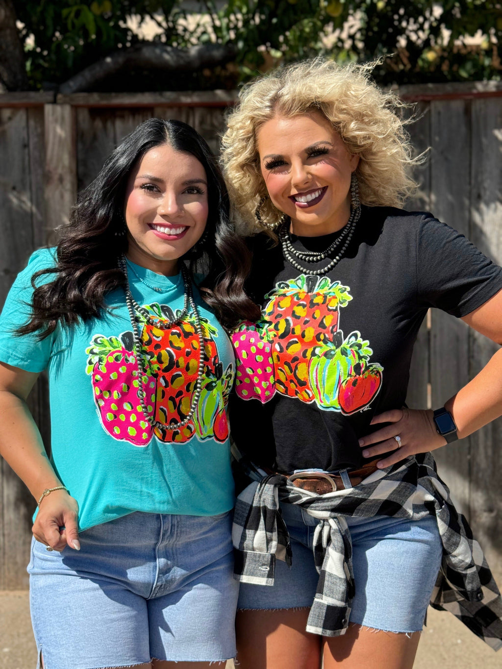 Callie's Neon Pumpkins Tee