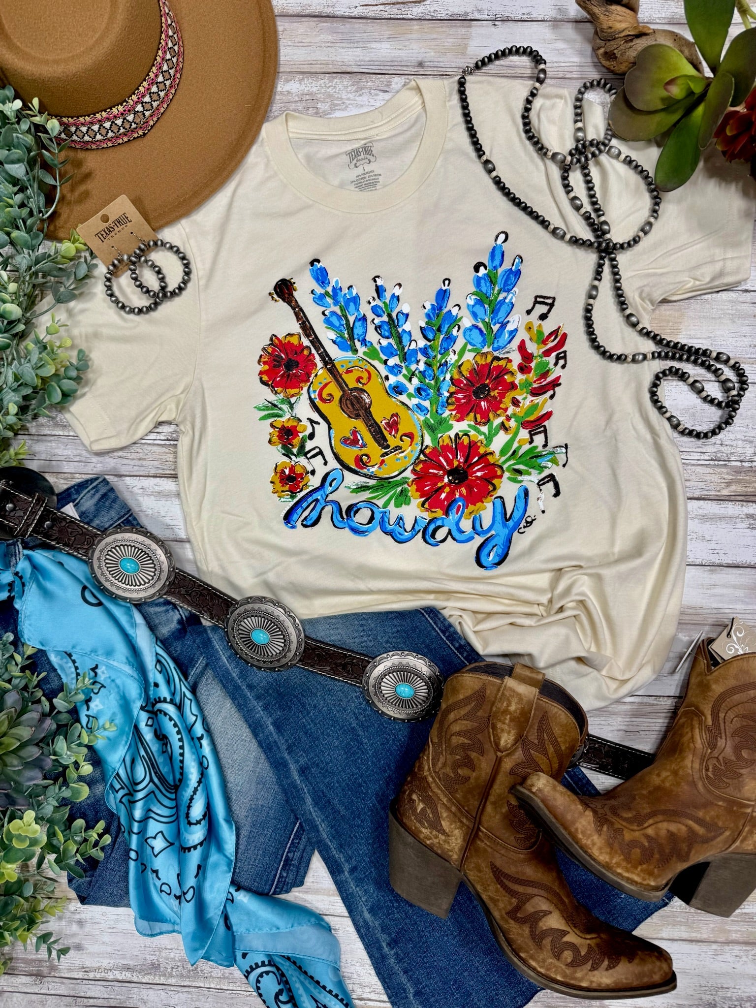 Callie’s Bluebonnet Howdy Tee