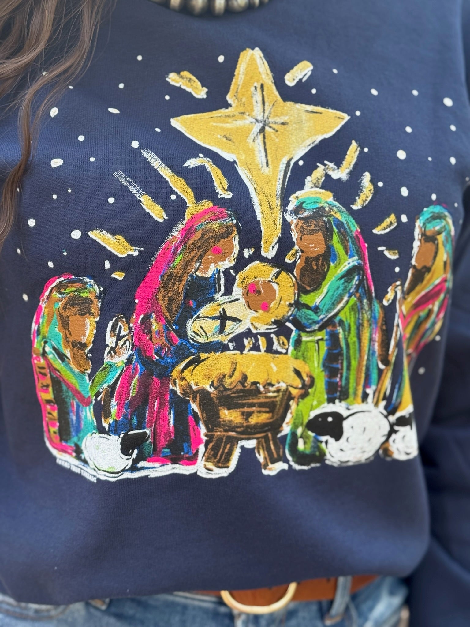 Callie's Nativity Scene Tee & Sweatshirt