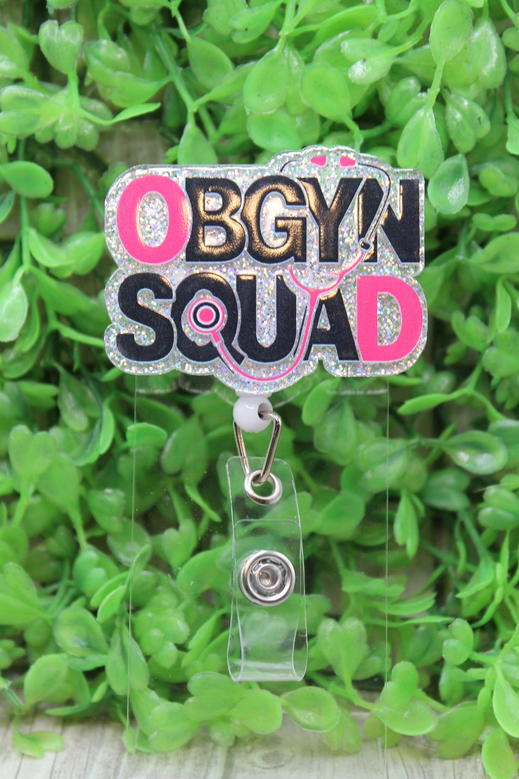 OBGYN Squad Badge/ID Holder Reel