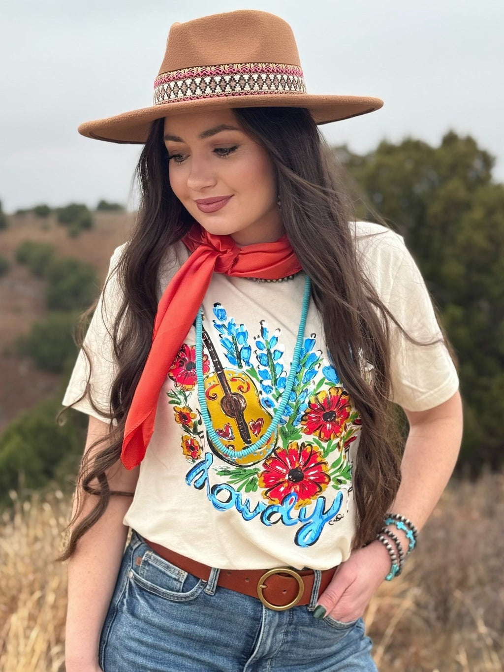 Callie’s Bluebonnet Howdy Tee