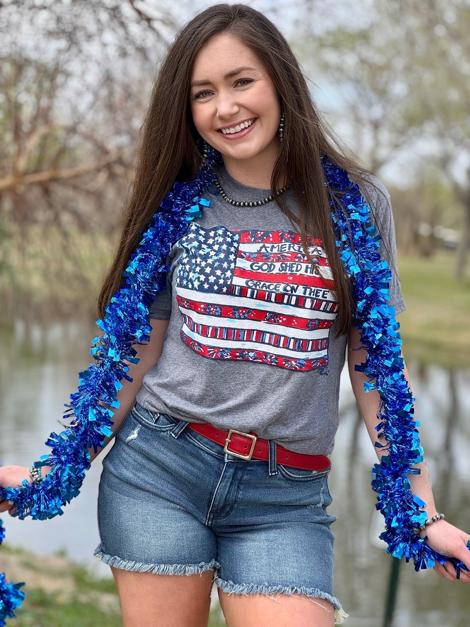 Callie's American Flag Tee