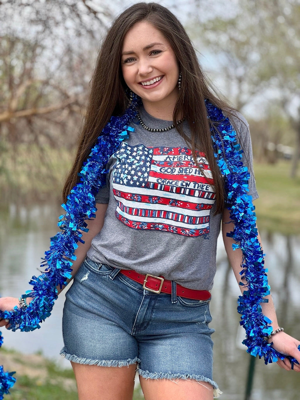 Callie's American Flag Tee