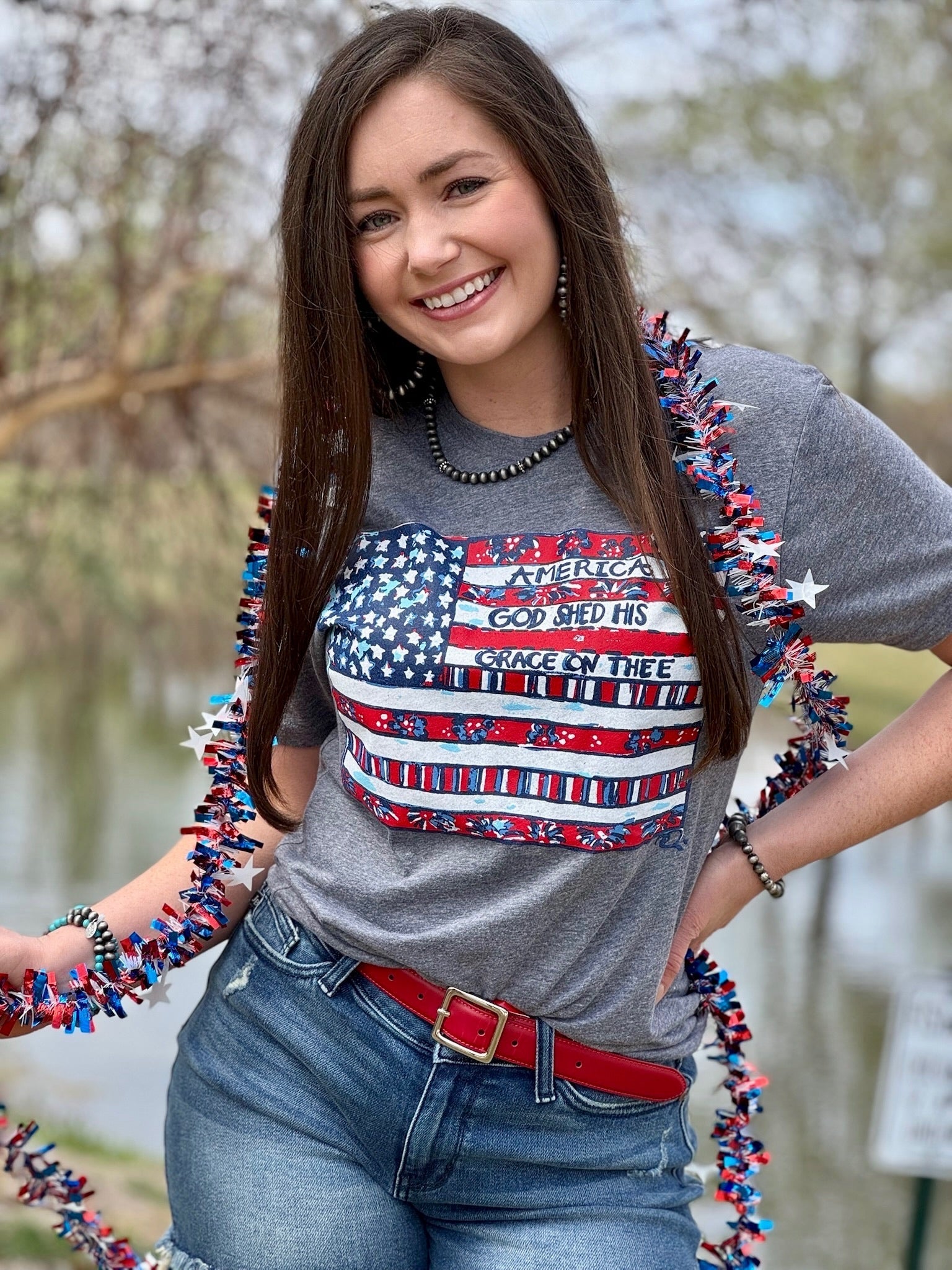 Callie's American Flag Tee