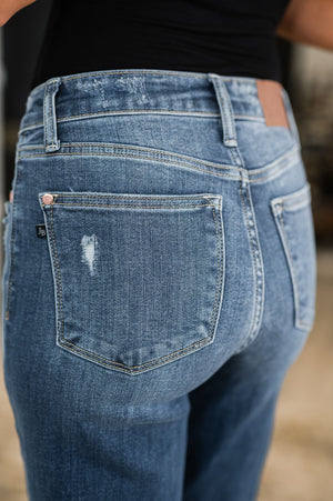 Julia High Rise 90's Straight Leg Jeans - JUDY BLUE