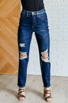 Montana High Rise Rigid Magic Distressed Straight Jeans (Judy Blue)