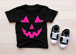 Pink Leopard Pumpkin Face Tee