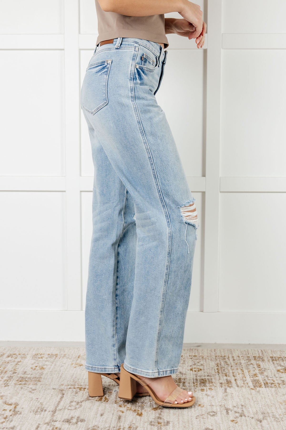 Patricia High Rise Rigid Magic 90's Straight Jeans (Judy Blue)