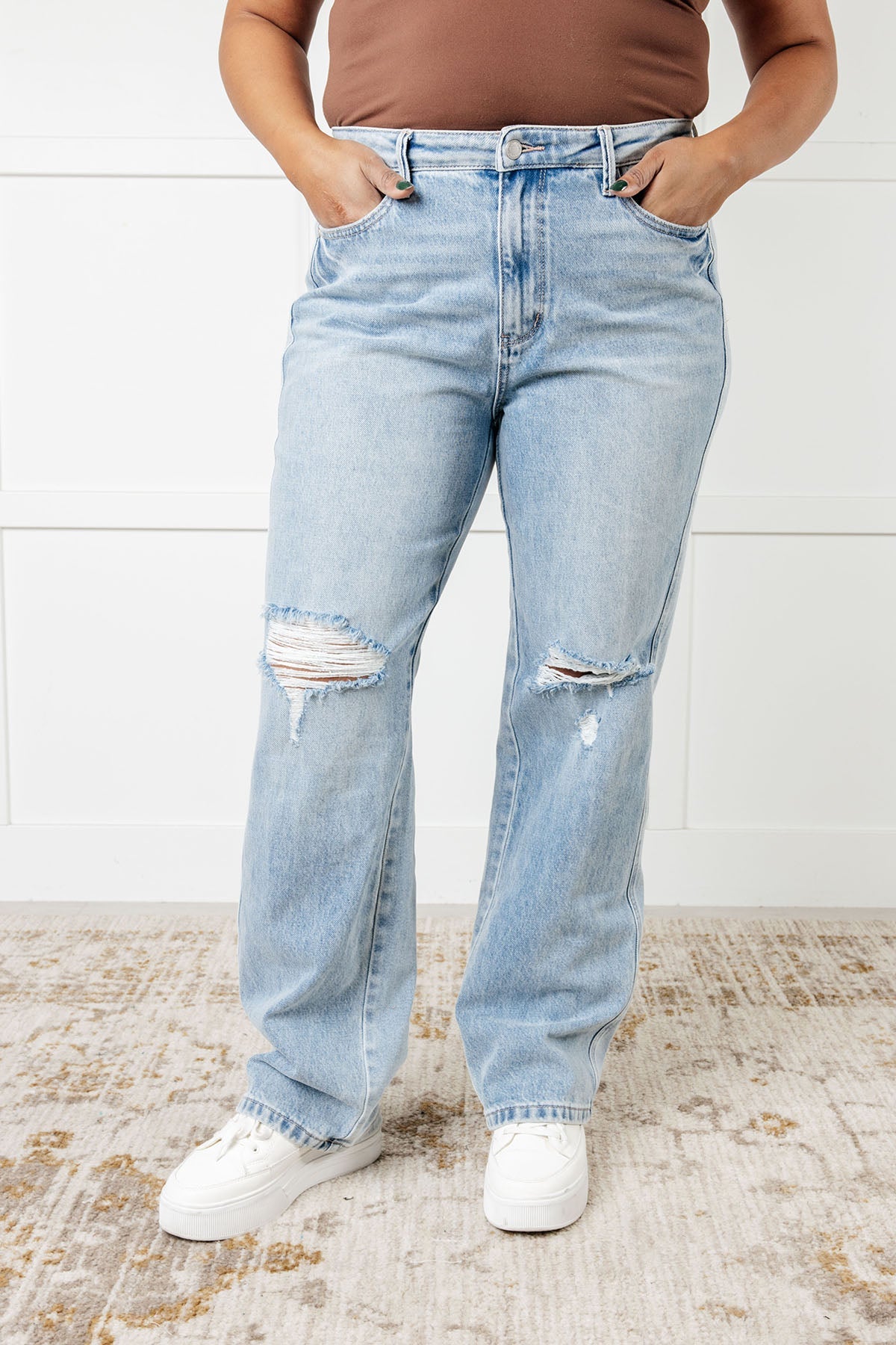 Patricia High Rise Rigid Magic 90's Straight Jeans (Judy Blue)