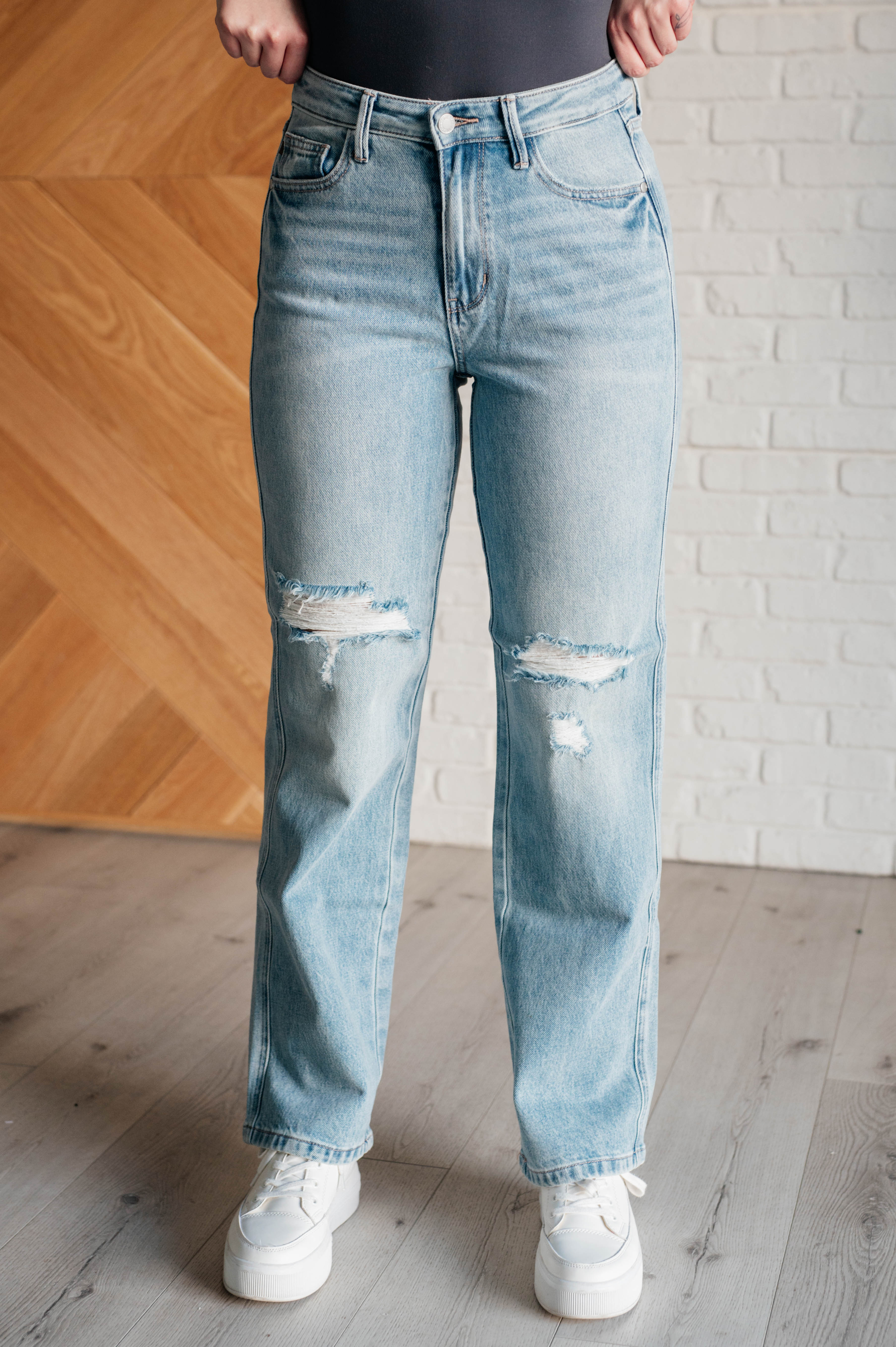 Patricia High Rise Rigid Magic 90's Straight Jeans (Judy Blue)