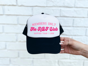 RBF Club Black & White Trucker Hat