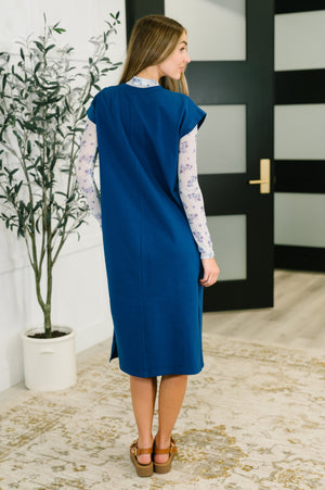 navy casual dress Sweet Like That Casual Dress in Light Navy – Texas Dazzling Boutique