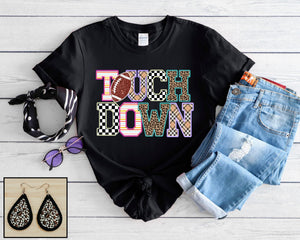 Touchdown- Patterns Tee