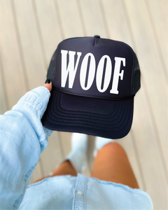 WOOF Black Trucker Hat