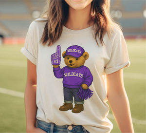 Game Day Teddy Bear School Spirit Tee