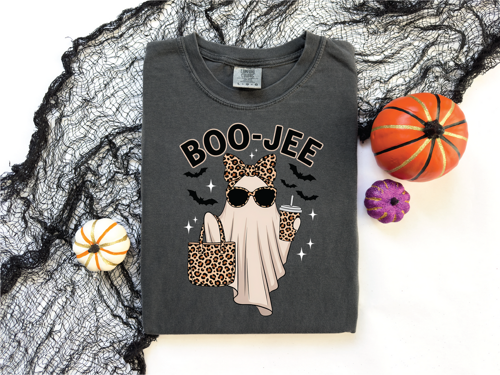 Boo-jee Leopard Ghost- Graphic Tee
