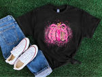 Breast Cancer Pumpkin- Graphic Tee