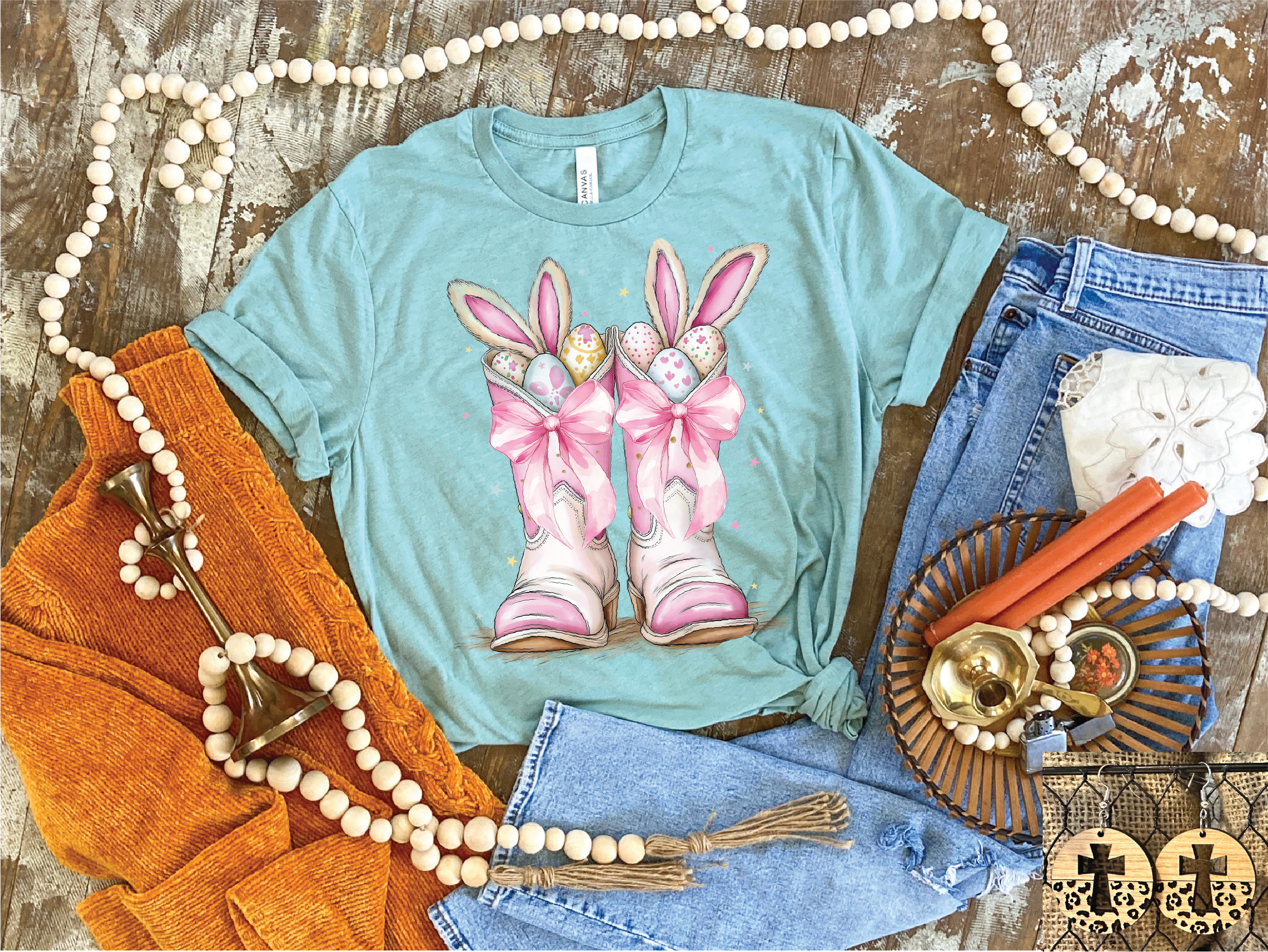 Bunny Boots Tee