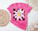 Checkered Daisy Tee