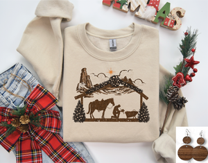 Cowboy Christmas Tee or Sweatshirt