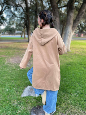 Time Slips Away Hooded Jacket in Three Colors