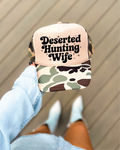 Deserted Hunting Wife Duck Camo and Tan Trucker Hat