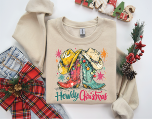 Howdy Christmas Tee or Sweatshirt