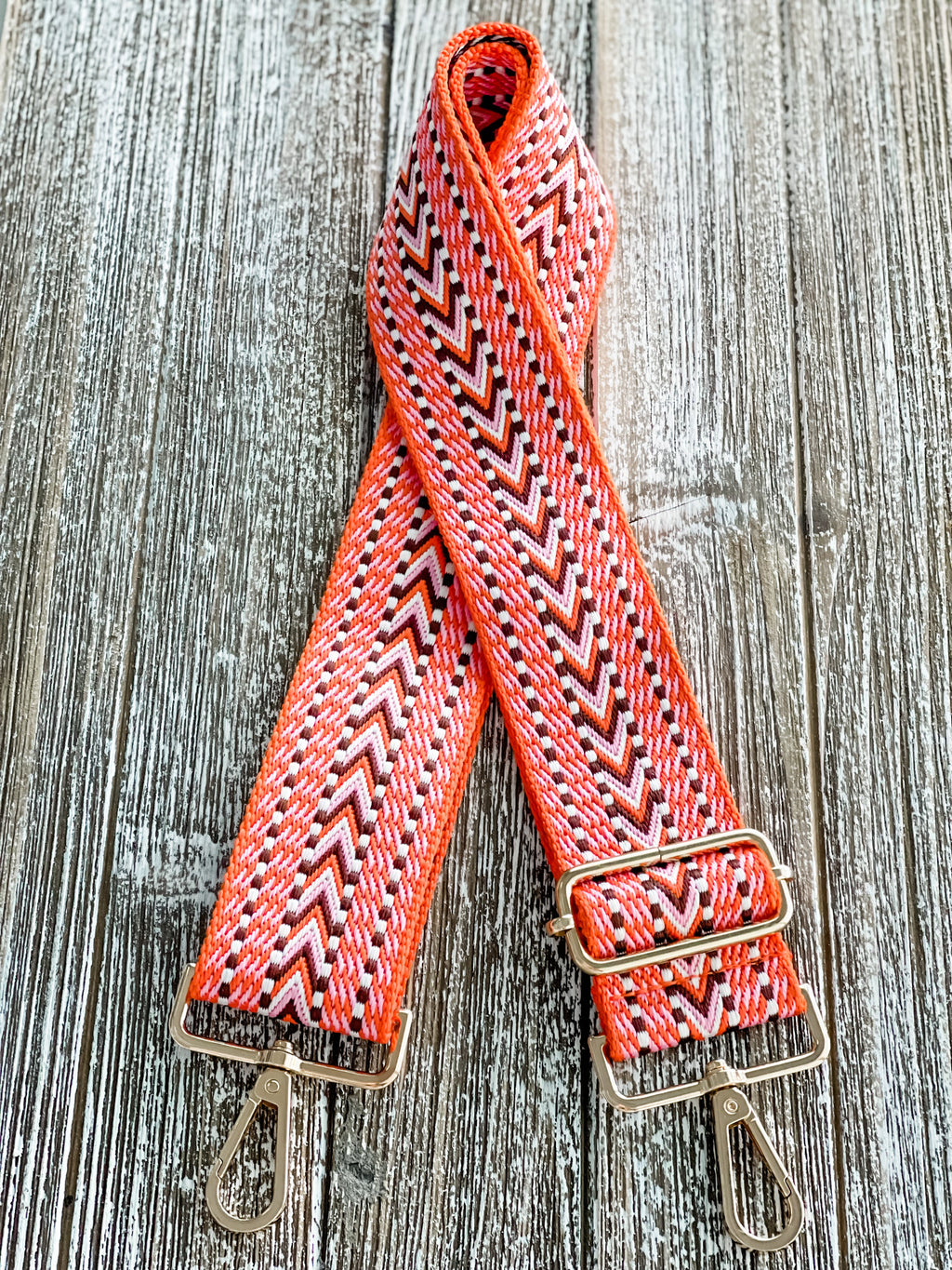 Crossbody Guitar Strap "VIV Orange"