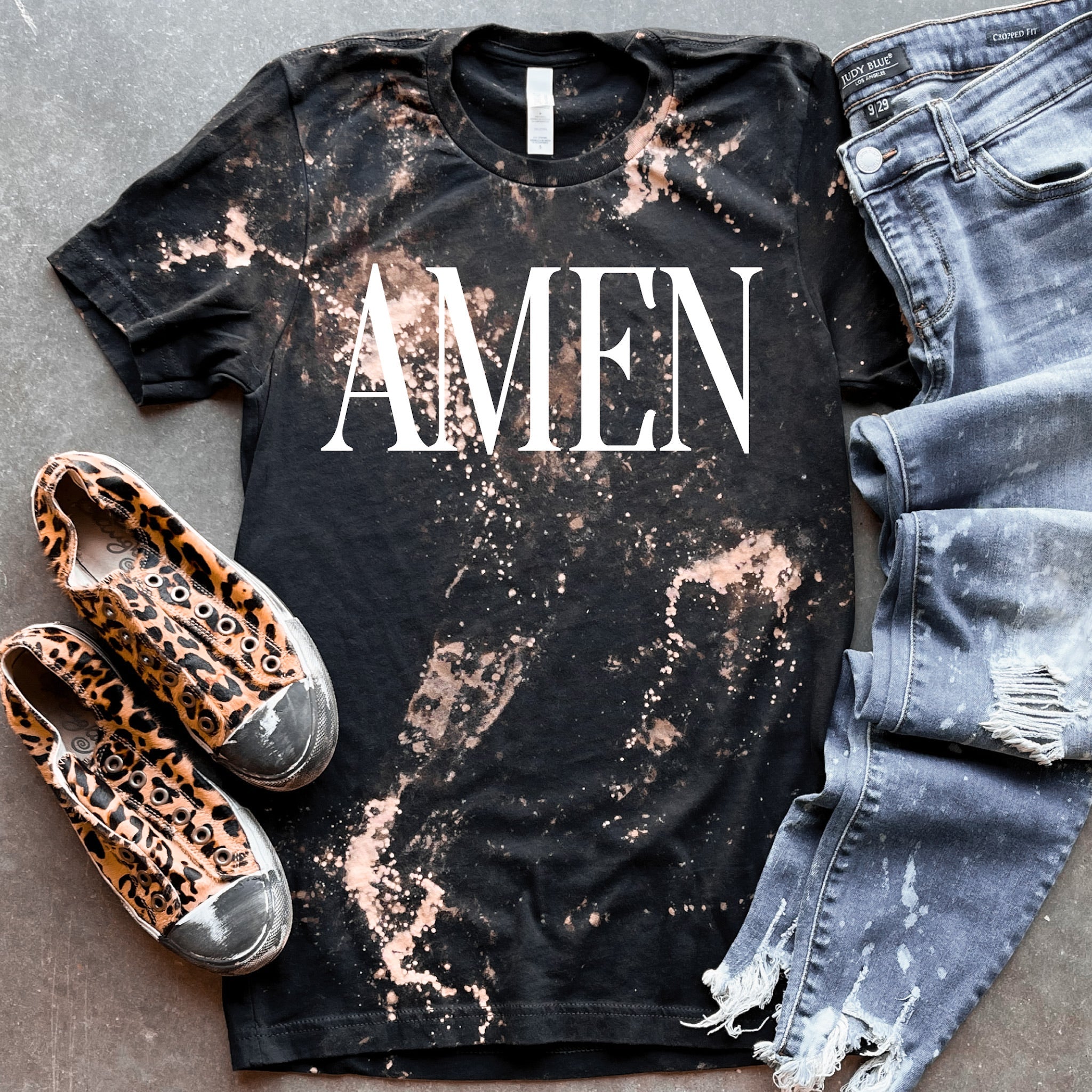 Amen Bleached Tee