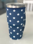 Tumbler Sleeve With Handle "Stars"