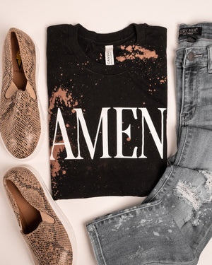 Amen Bleached Tee