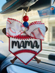 Baseball Mama Car Charm/Bag Tag
