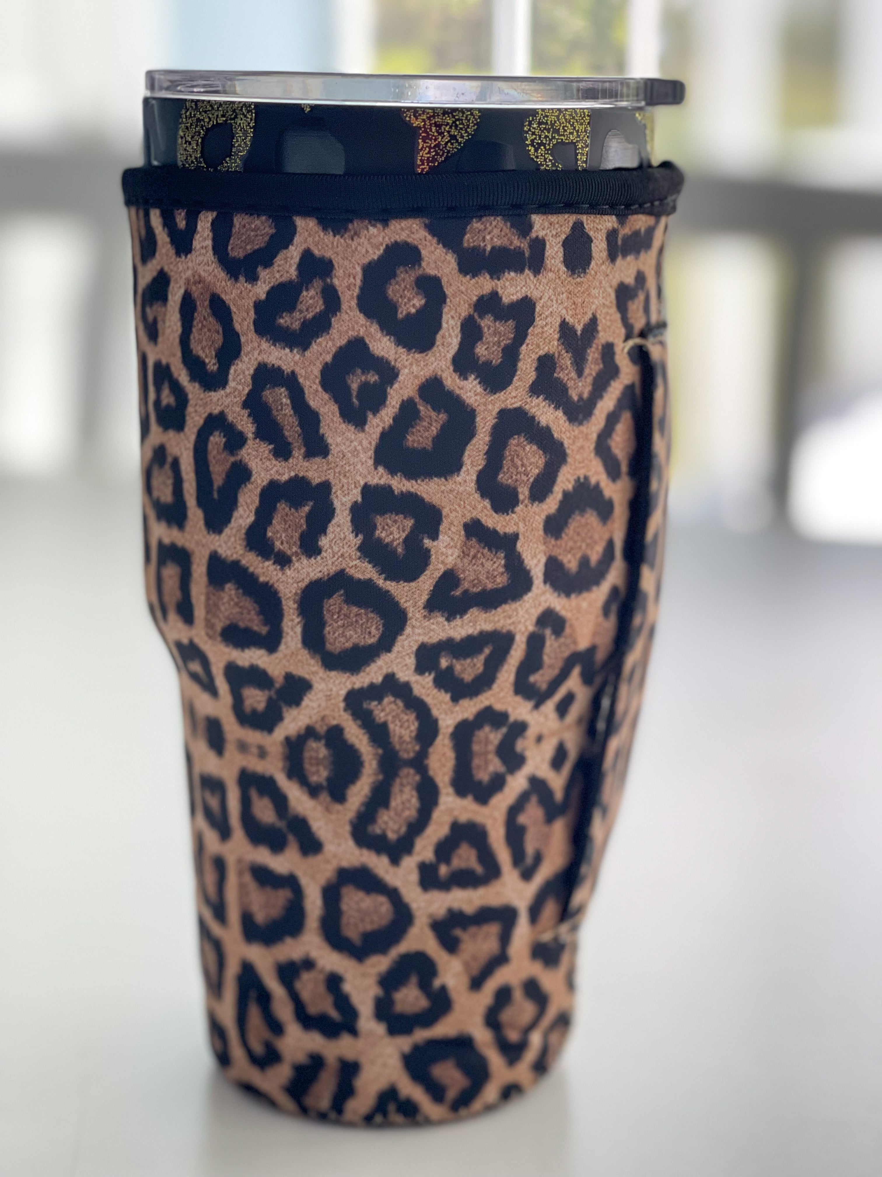 Tumbler Sleeve With Handle "Animal"