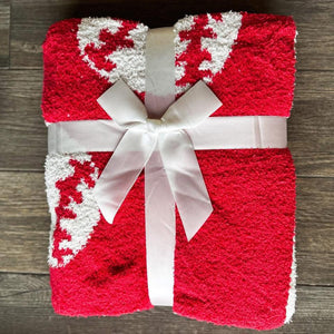 Baseball Dreams Blanket (RED)